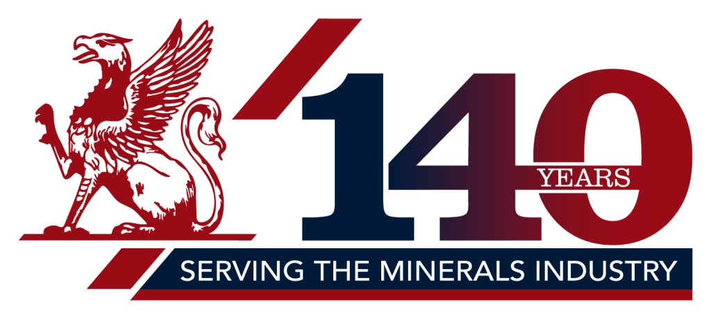 Bradley Pulverizer 140 Years logo - horizontal